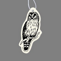 Paper Air Freshener Tag W/ Tab - Perched Owl (Nature)